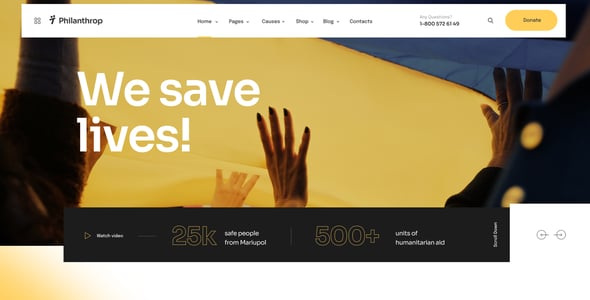 Philantrop | Charity & Nonprofit WordPress Theme