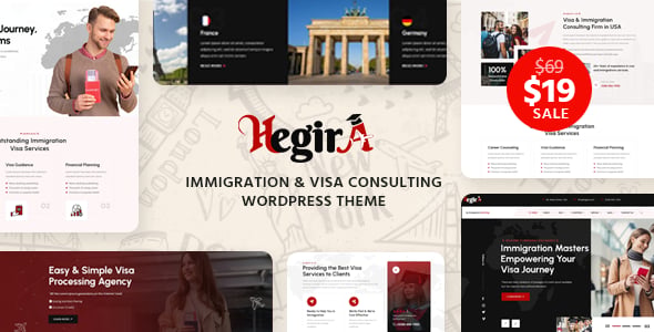 Hegira - Immigration & Visa Consulting WordPress Theme