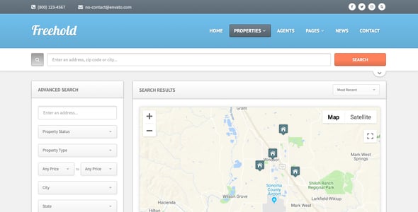 Freehold - Responsive Real Estate WordPress Theme