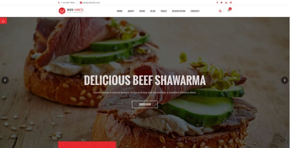 Red Chili - Restaurant HTML5 Template