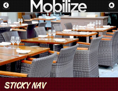 Mobilize - Touch Optimized Mobile Template