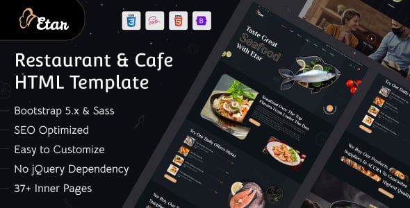 Etar - Restaurant & Cafe Bootstrap 5 Template