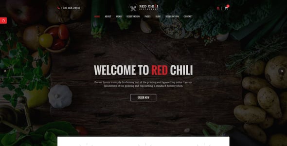 Red Chili - Restaurant HTML5 Template