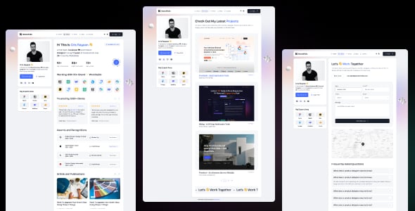 Bentofolio - Personal Portfolio HTML Template