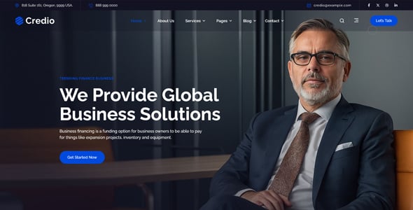 Credio - Business and Finance WordPress