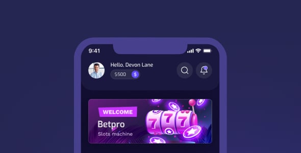 Betpro- Sports Betting Mobile App Template