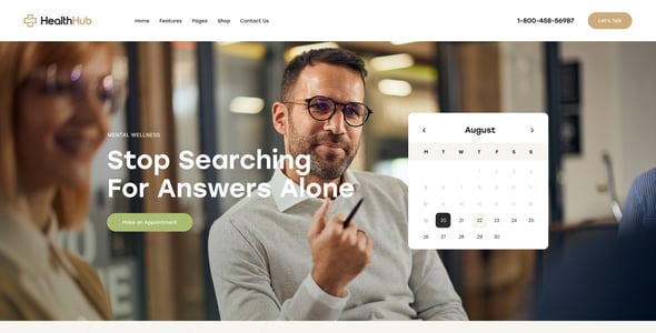 HealthHub - Health & Medical WordPress Theme