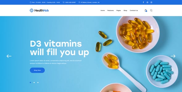 HealthHub - Health & Medical WordPress Theme