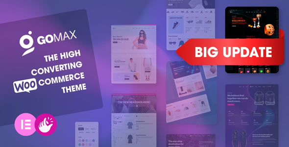 GOMAX - Elementor WooCommerce WordPress Theme