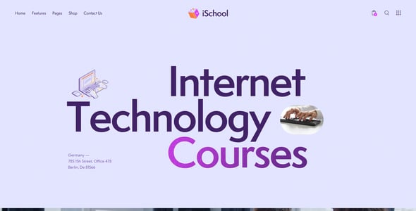 iSchool - Education & Online Courses WordPress Theme