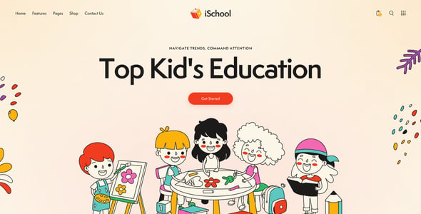 iSchool - Education & Online Courses WordPress Theme