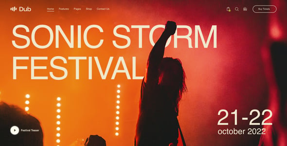 Dub - Music WordPress Theme