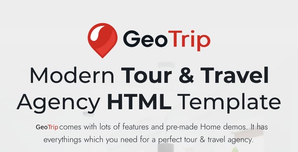 GeoTrip - Tour & Travel Agency HTML Template