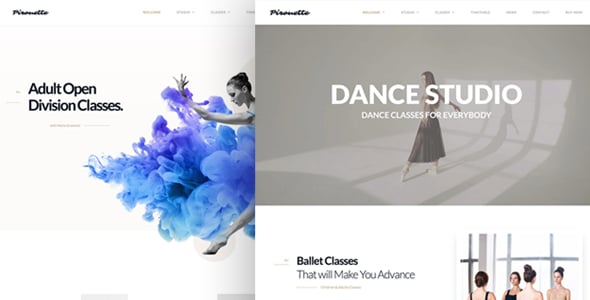 Dance WordPress Theme - Dancing Academy