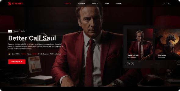Streamit | Video Streaming Admin Template (VueJS, React JS, Laravel, HTML) + RTL