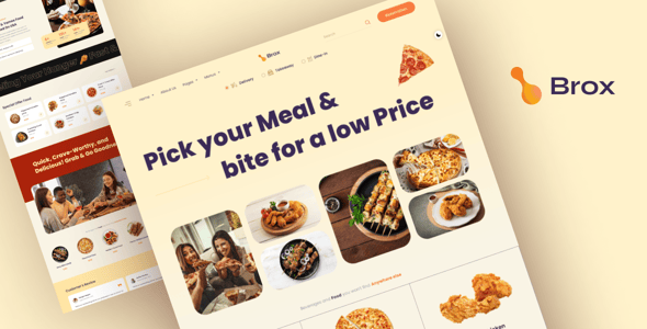 Brox - Vue.js Template for Fast Food & Quick Service Restaurants