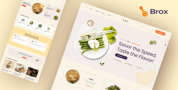 Brox - Vue.js Template for Fast Food & Quick Service Restaurants