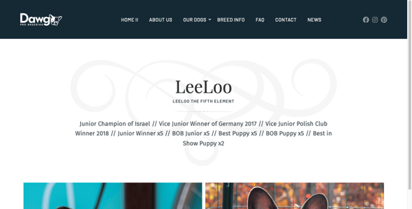 Dawg - WP Dog Breeder theme