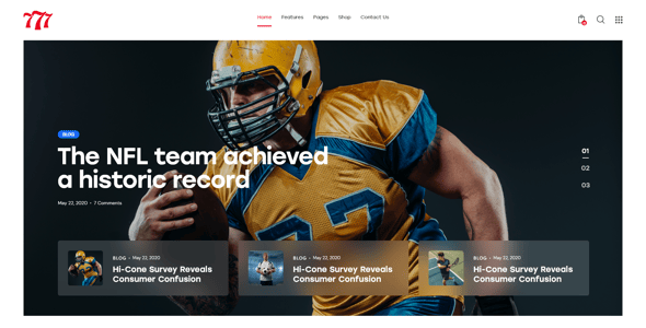 777 - Betting, Casino & Affiliate WordPress Theme