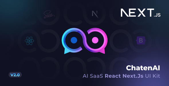 ChatenAi - AI SaaS Website + Dashboard React NextJS UI Kit