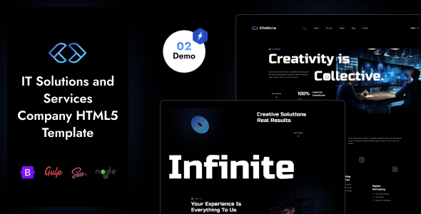 IT Infinite - IT Solutions and Services Company HTML5 Template